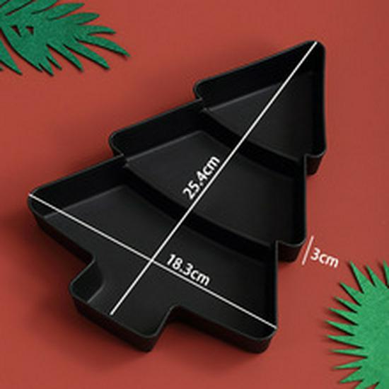 Creative Christmas Tree Snack Plate: Fruit, Candy, and Dried Fruit Storage Box