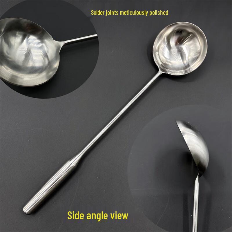 Youde Premium Thickened Stainless Steel Wok Ladle