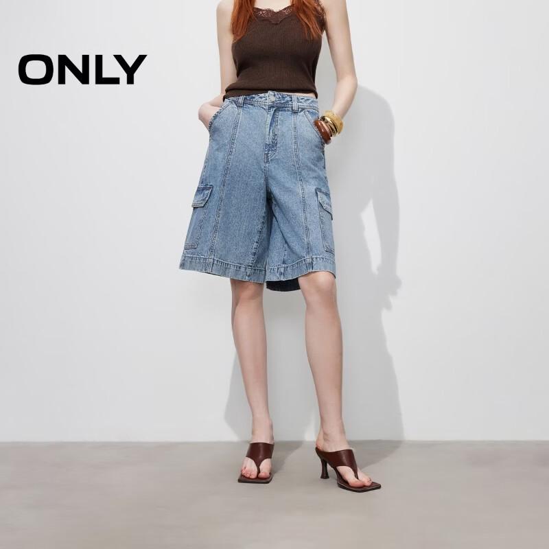 Women s High-Waist Workwear Pocket Denim Shorts US 5