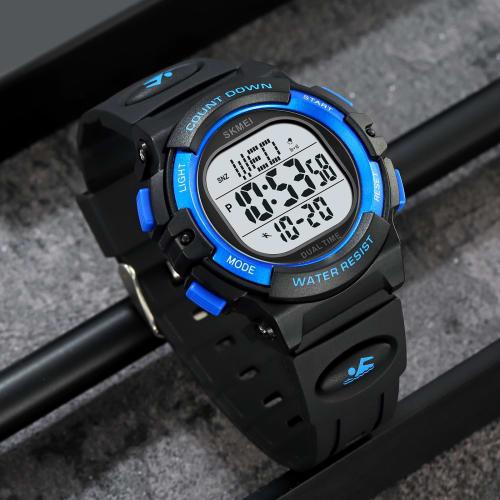 Timever Multifunction Kids' Watch for Boys, Easy-to-Read Digital Watch, Boys' Sports Watch, Waterproof, with Alarm Clock, Stopwatch, Countdown, Date a