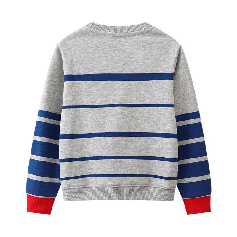 Boys Long Sleeve Fleece Sweatshirt for Spring and Autumn