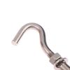 2 Pieces M6 M8 M10 M12 304 Stainless Steel Expansion Hooks Concrete Wall Anchor Bolt Cup Closed Spring Opening Sleeve Fastener