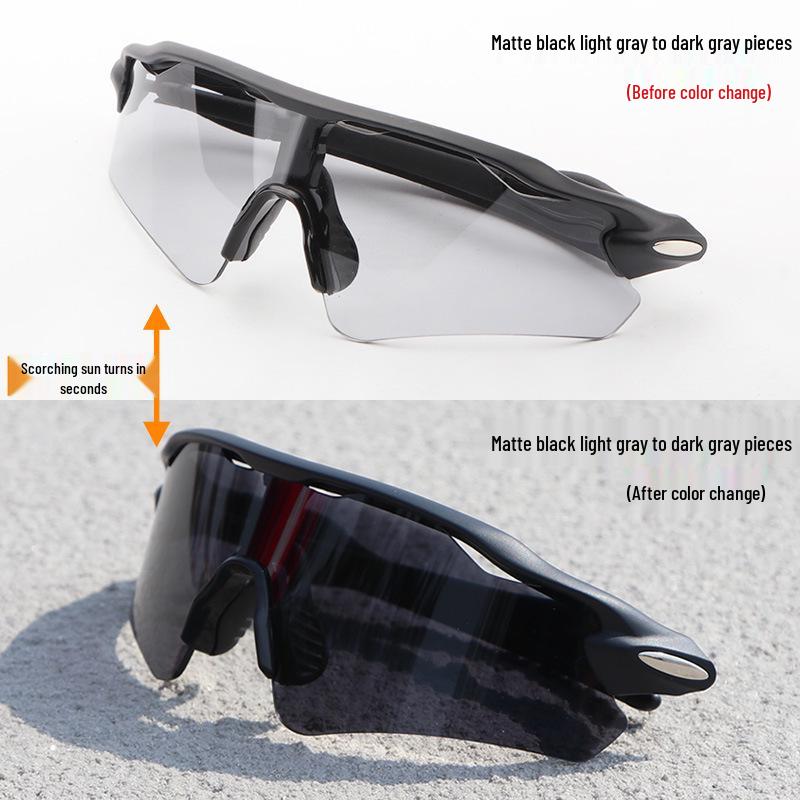 Cross-Border E-commerce TR90 Colorful Cycling Sunglasses for Outdoor Sports, Prescription-Compatible.