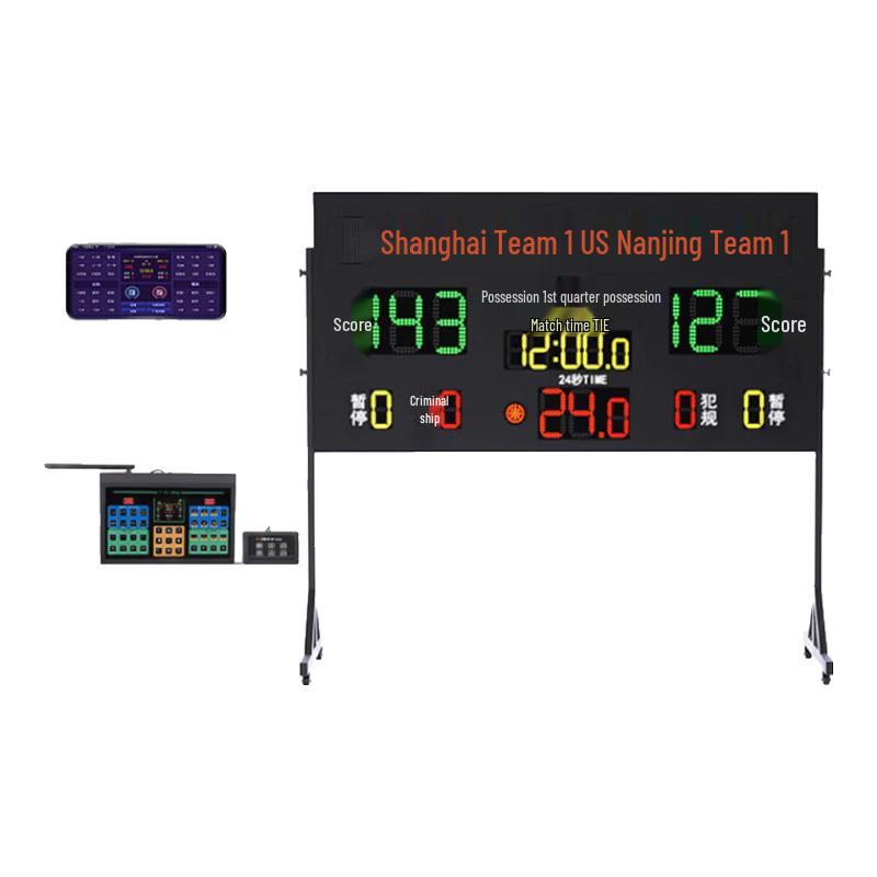 Professional Basketball Electronic Scoreboard