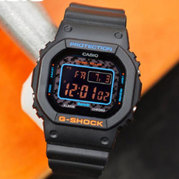 CASIO Custom Watch City Battle Theme Special Edition City Neon Dream Cube Box Quartz Movement Men watches Black GW-B5600CT-1PRT