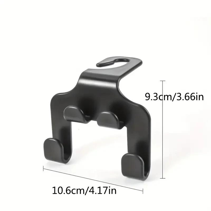 Car Seat Back Hook, Creative Hidden Design, Multifunctional Car Hook, Essential For Stable And Non Falling In Car Accessories.