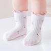 3Pairs/Set Baby Girls Socks Summer Thin Mesh Kids Girl Frilly Lace Socks Cotton Children Dance Princess Sock Spring Summer 0-5Y