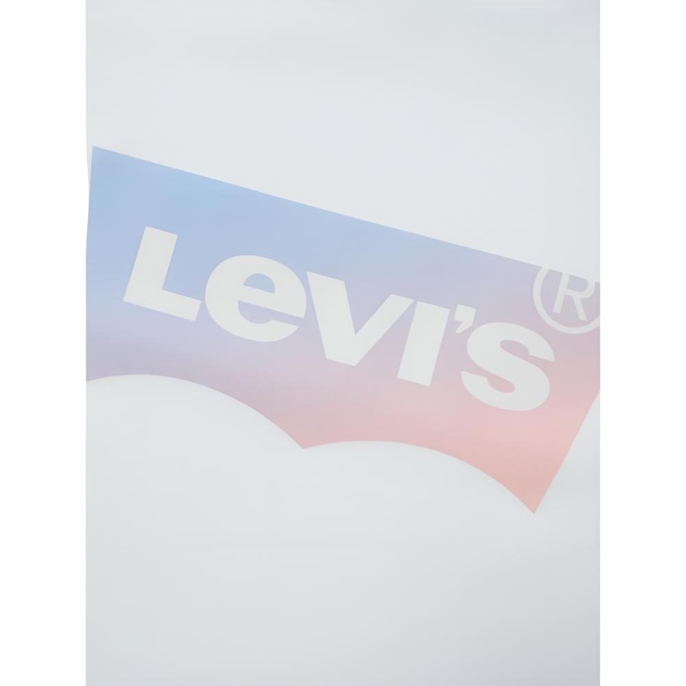 Levis Casual Comfortable Simple Logo Print Round Neck Short Sleeve T-Shirt Women T-Shirts Light-Blue 002YQ-0001