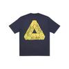 Palace TRI-SLIME T-SHIRT Logo Yellow Short Sleeve Unisex Navy Blue P20TS033