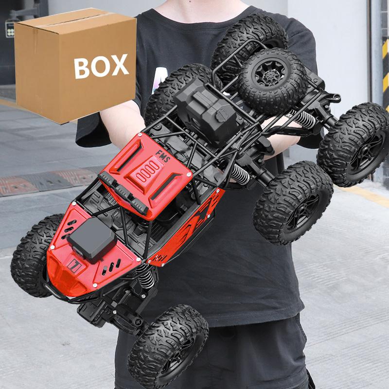 4/6Wdrc Car With Led Lights 2.4G Cross-Country Climbing Spray Racing Car Remote Control Electric Car Fall Resistant Boy Toy Gift