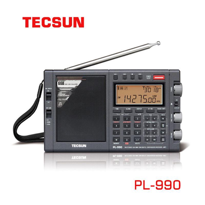 

Tecsun PL-990 Portable FM/MW/SW/SSB Radio & Music Player Standard