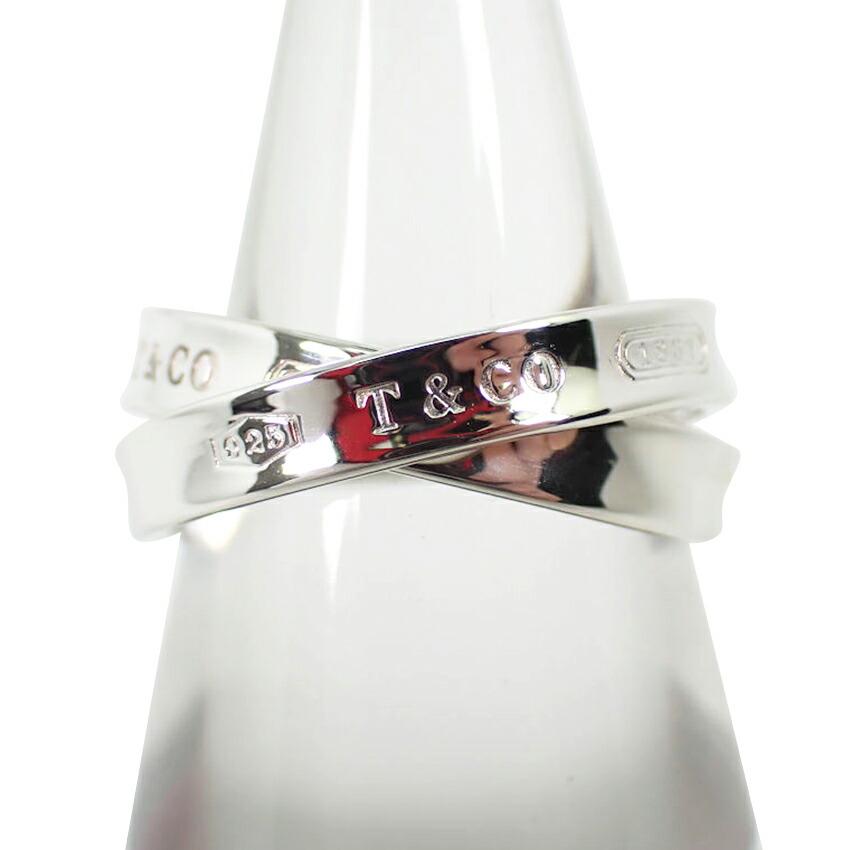 

[Used] TIFFANY/Tiffany 925 1837 Interlocking Circle Ring No. 12 [g297-70]