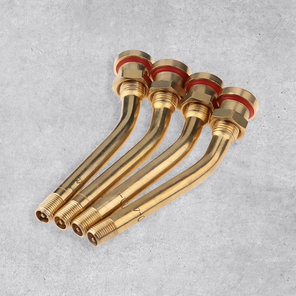 4pcs Tire Valve Inflation Joint Quick Connector Vacuum Tire Nozzle Conversion Accessories Tyre Valve for Bus Minibus Heavy Truck