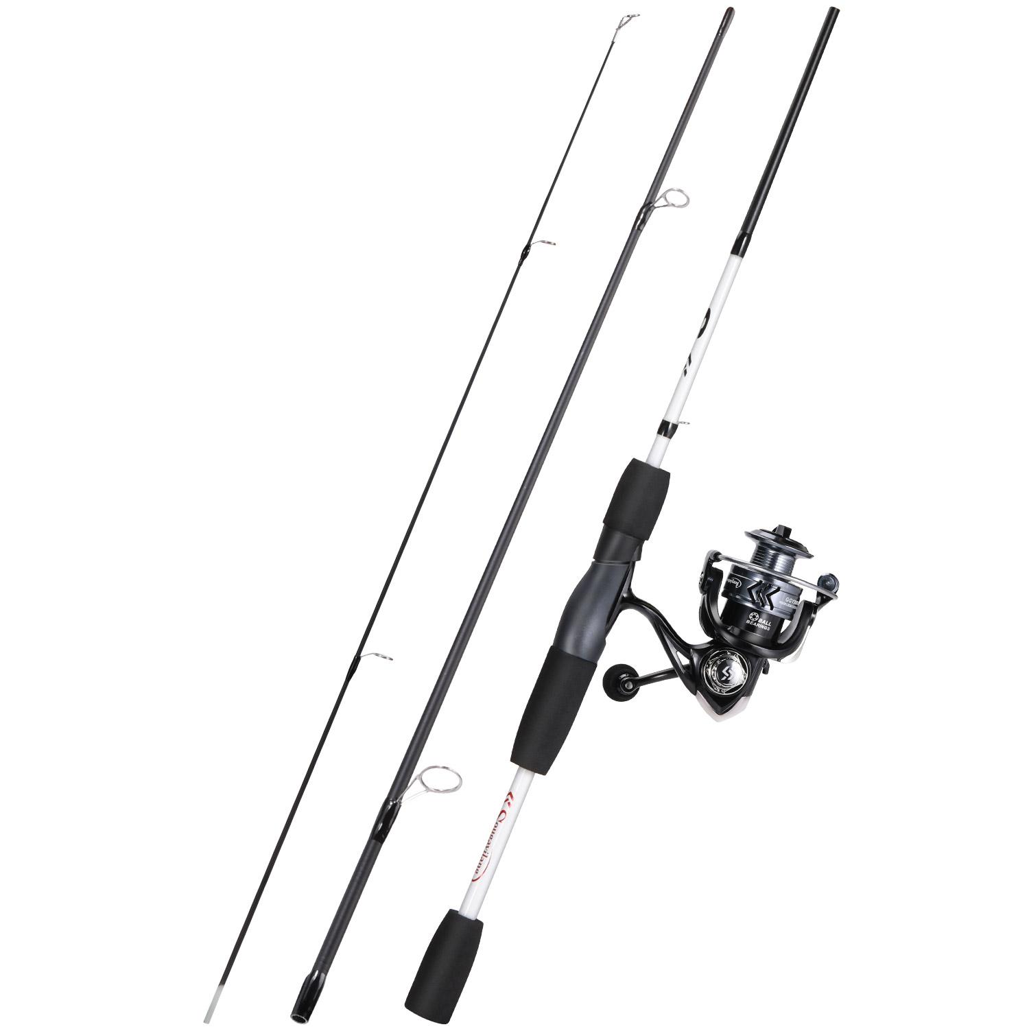 

Sougayilang 1,75 м, 3 секции, удочка и набор удочек, передаточное число 5,2:1 набор рыболовных катушек и удочек с металлической катушкой 1.75M&4000