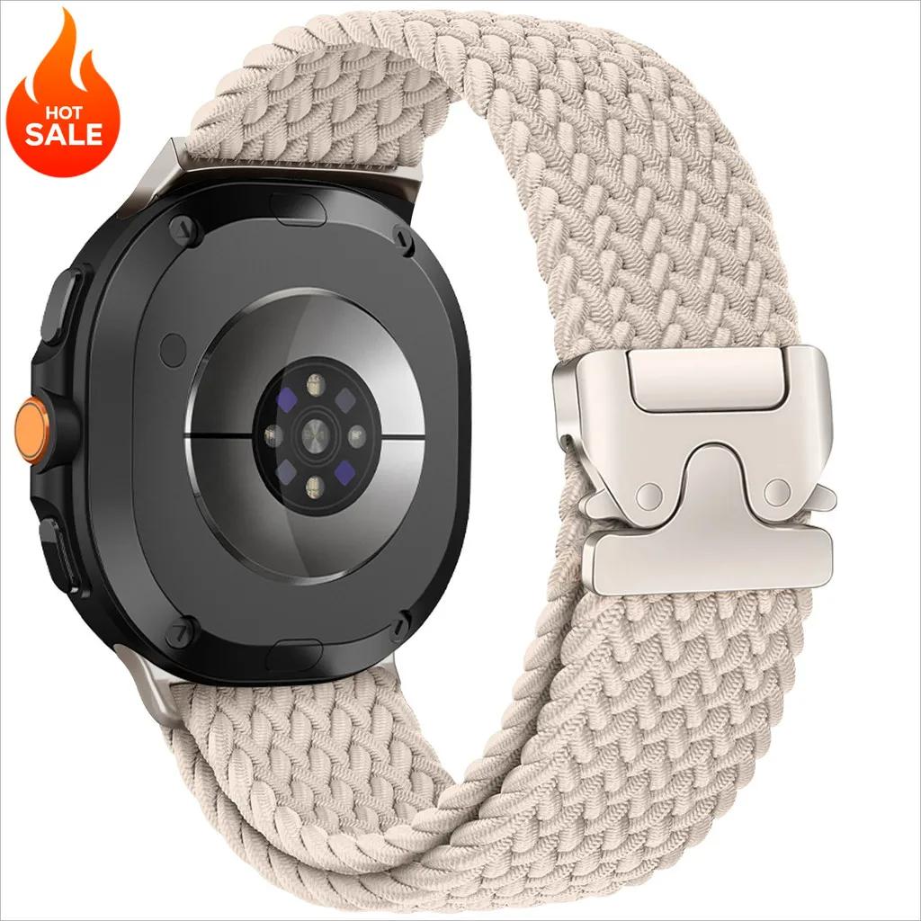 Parachute Buckle Elastic Nylon Strap for Samsung Galaxy Watch 8 40/44mm Band for Galaxy 8 Classic 46mm Sport Luxury Bracelet