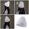Stylish Reflective Knitted Caps For Outdoor Sports Enthusiasts Comfortable Winter Warm Skull Hat For Night Runners Safety