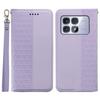 For Xiaomi Redmi K70 Ultra Wallet Phone Case Strong Magnetic Checkered Pattern Imprint Leather Flip Cover