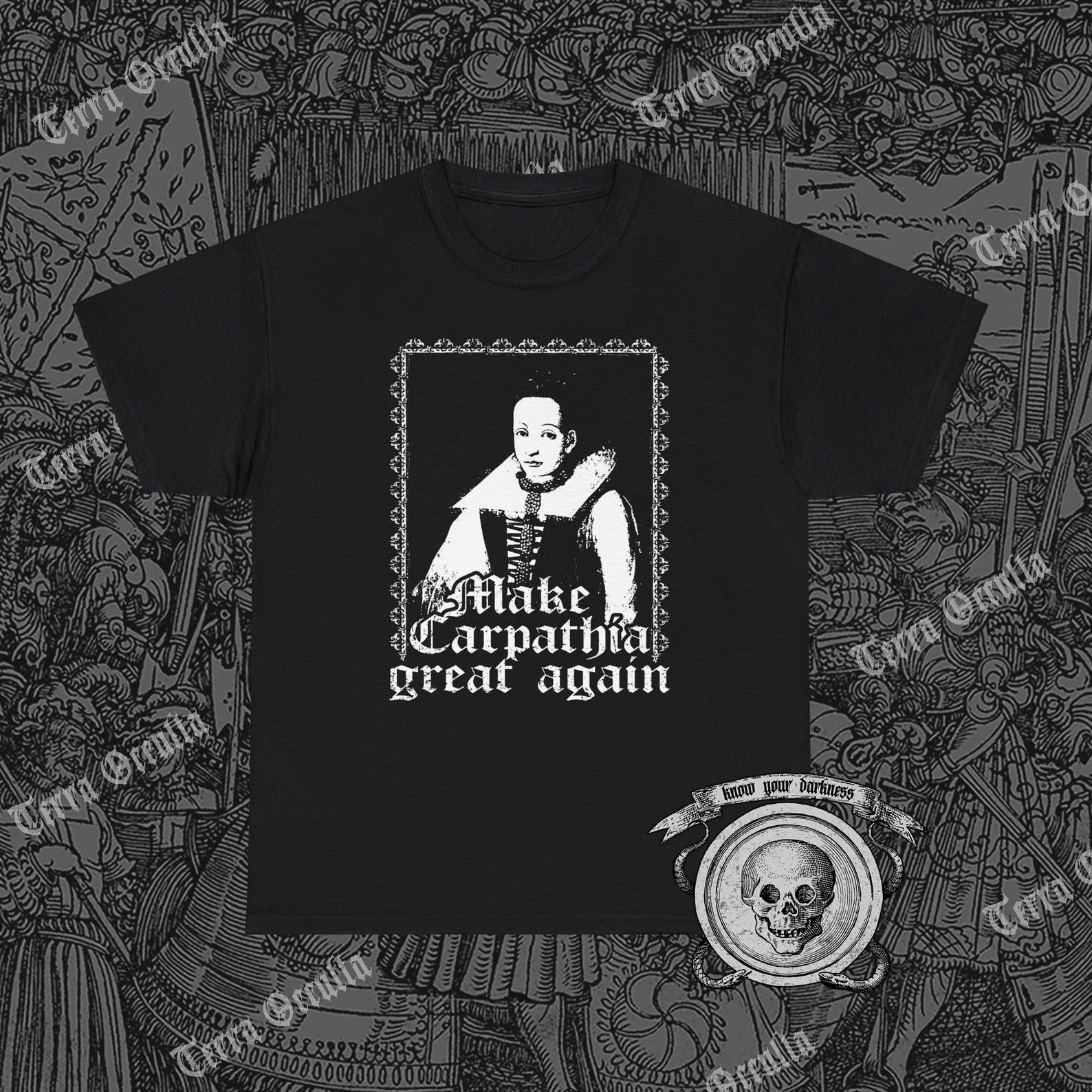 Make Carpathia Great Again, Elizabeth Bathory Shirt, Blood Countess L