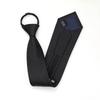 Black Zipper-Free Lazy Blue Men And Women Business Dress Interview To Work Groom Wedding Korean Version Narrow Tie