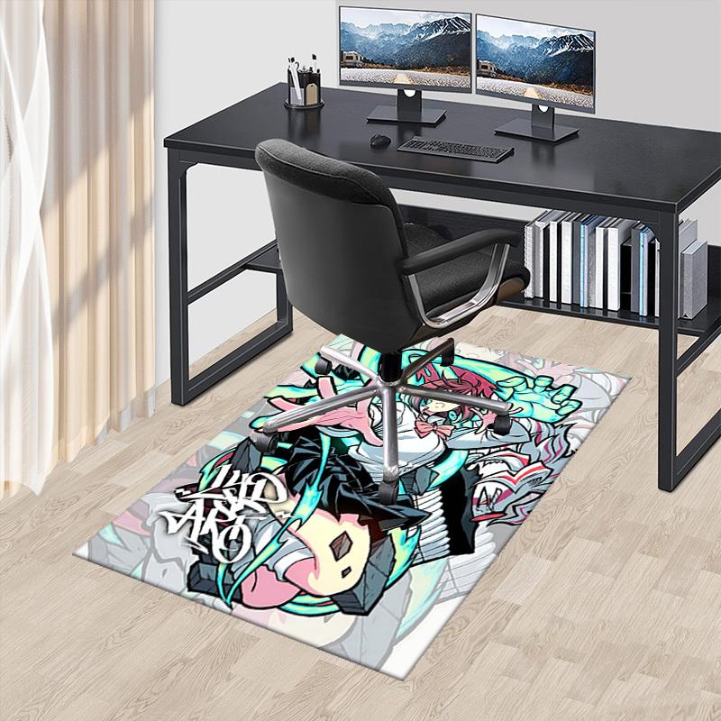 

1pc Anime Cartoon Design Office Chair Mat - Lidar Arto - Non-Slip Carpet for Home Decor, Gaming Room, Seasonal Gift.U068 60cm by 90cm