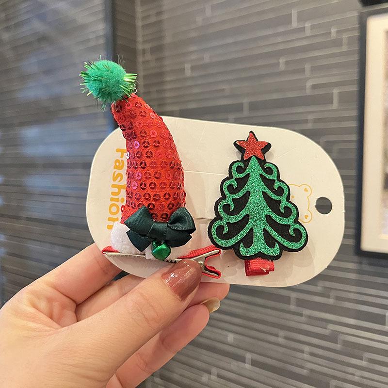 

Girls Christmas Tree Hair Clip – Fairy Holiday Accessory for Beautiful Bangs