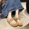 Fashion versatile comfortable flat single shoes women's 2025 new summer wear niche casual shoes French Doudou shoes