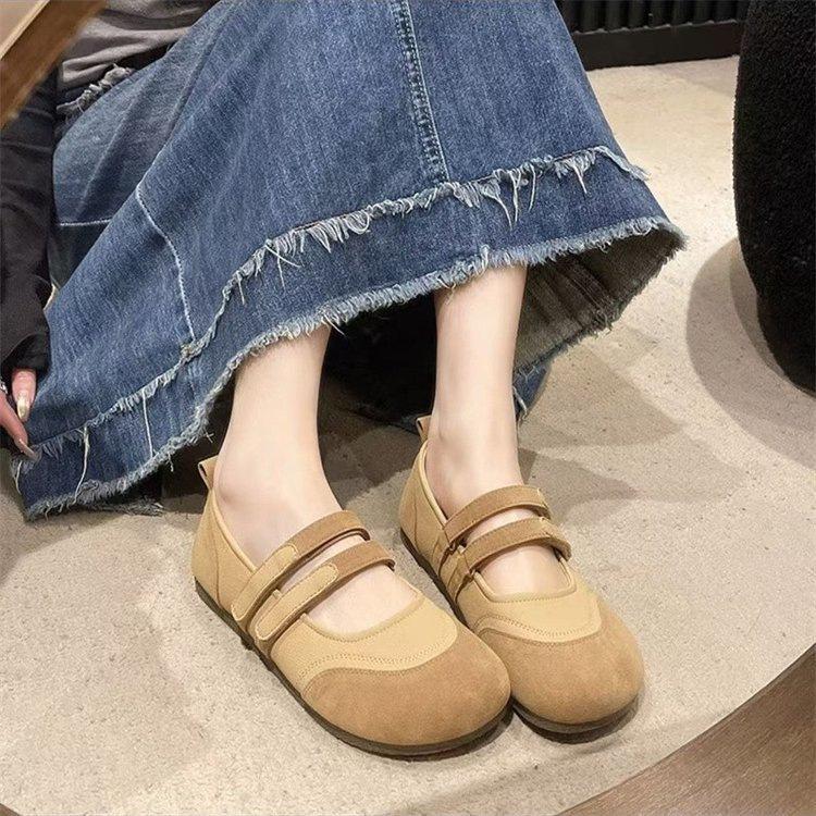 Fashion versatile comfortable flat single shoes women's 2025 new summer wear niche casual shoes French Doudou shoes