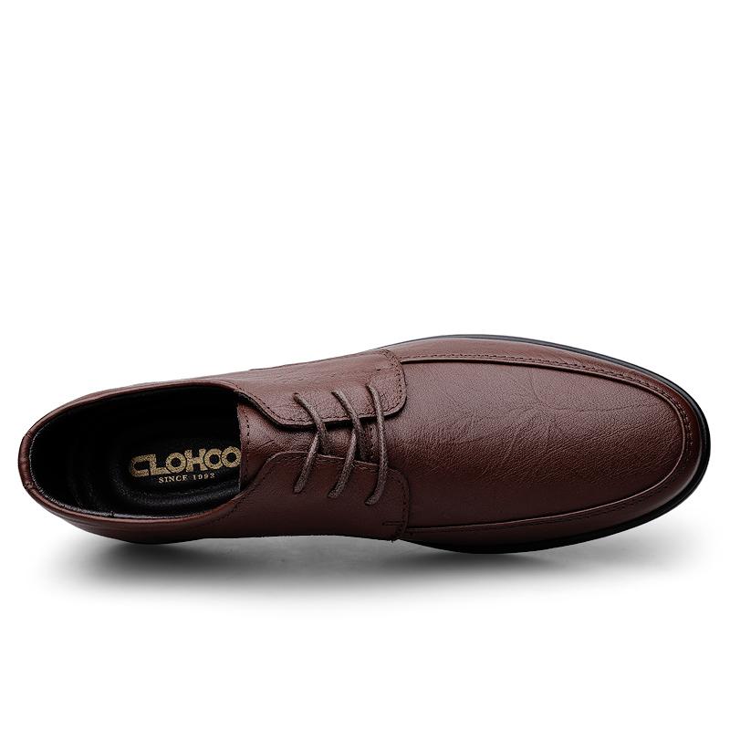 Men's Shoes Leather Formal Shoes for Men Oxfords Male Wedding Party Office Business Shoe