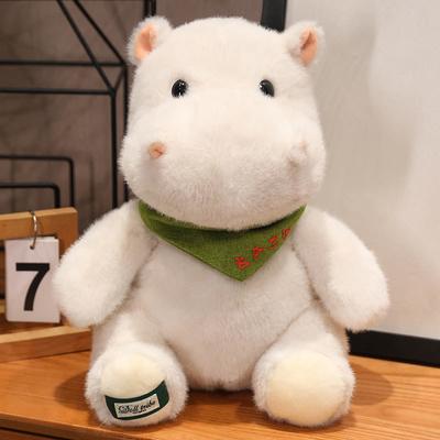 New Cute Hippo Doll Creative Plush Toy Hippo Cute Doll Children's Birthday Gift