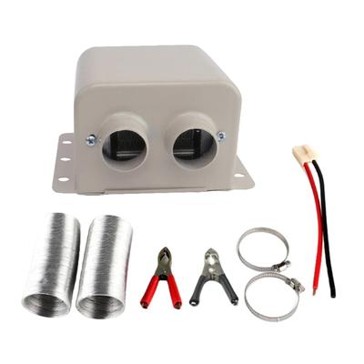 12V/24V Auto Car Heater Warm Air Blower Electric Fan Windshield Defogging 800W 2 Holes Demister Defroster Frost Remover
