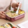 304 Stainless Steel Picnic Box 2/3 Grid Food Container Portable Lunch Boxes  Adults