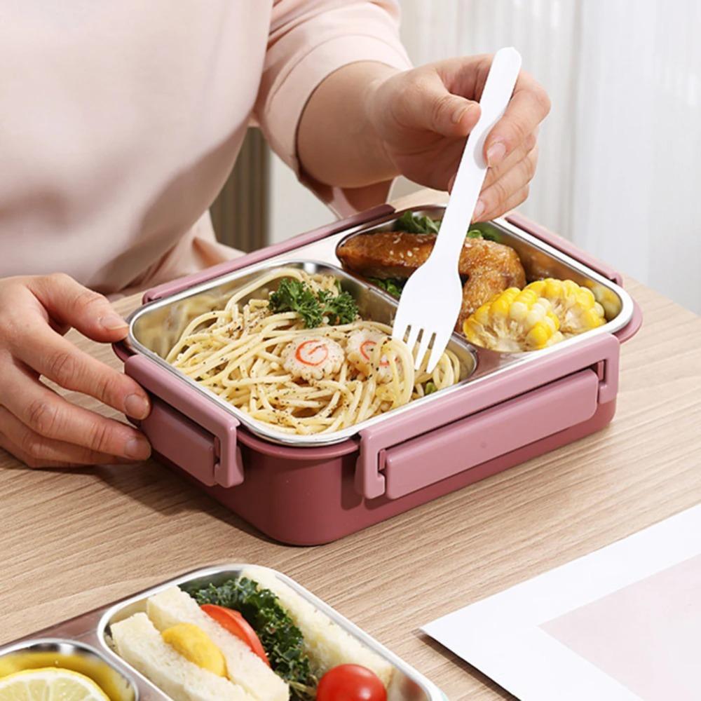 with Tableware Picnic Box 304 Stainless Steel Food Container Lunch Boxes  Students