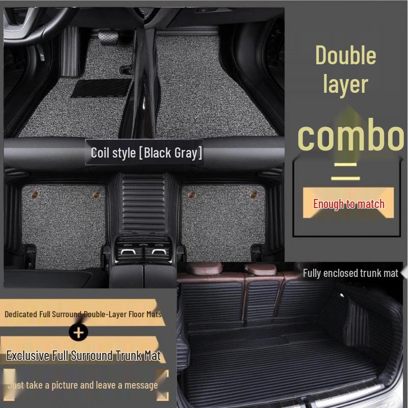 2019 Skoda Kodiaq GT Double Layer Silk Coil Floor Mats & Body Kit