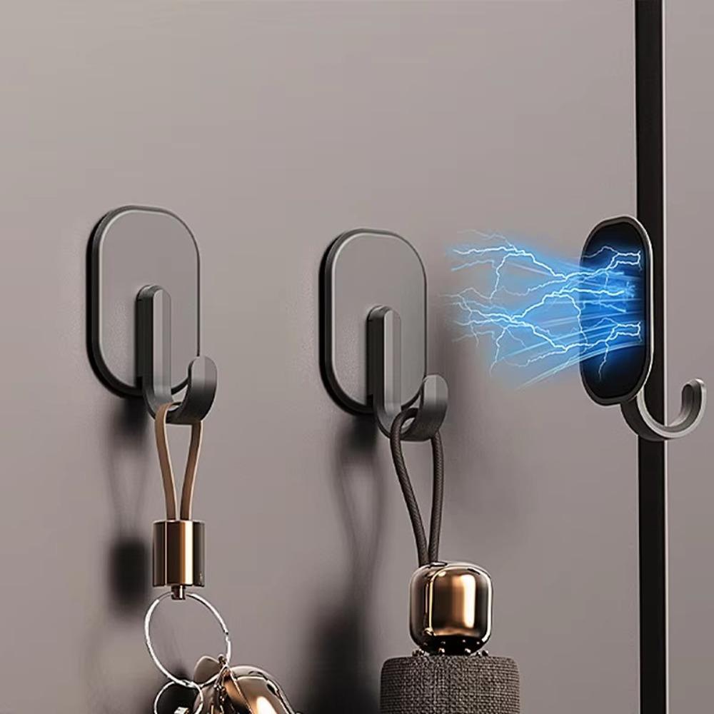 1/2/3/4PCS Heavy Duty Magnetic Hook Key Hanger Key Towel Storage Holder  for Home Kitchen Storage