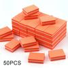 50pcs Lot Mini Nail File Blocks Colorful Sponge Nail Polish Sanding Buffer Strips Double-sided Nail Polishing Manicure Buffers