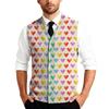 Men's V,Neck Sleeveless Knit Cardigan Vest