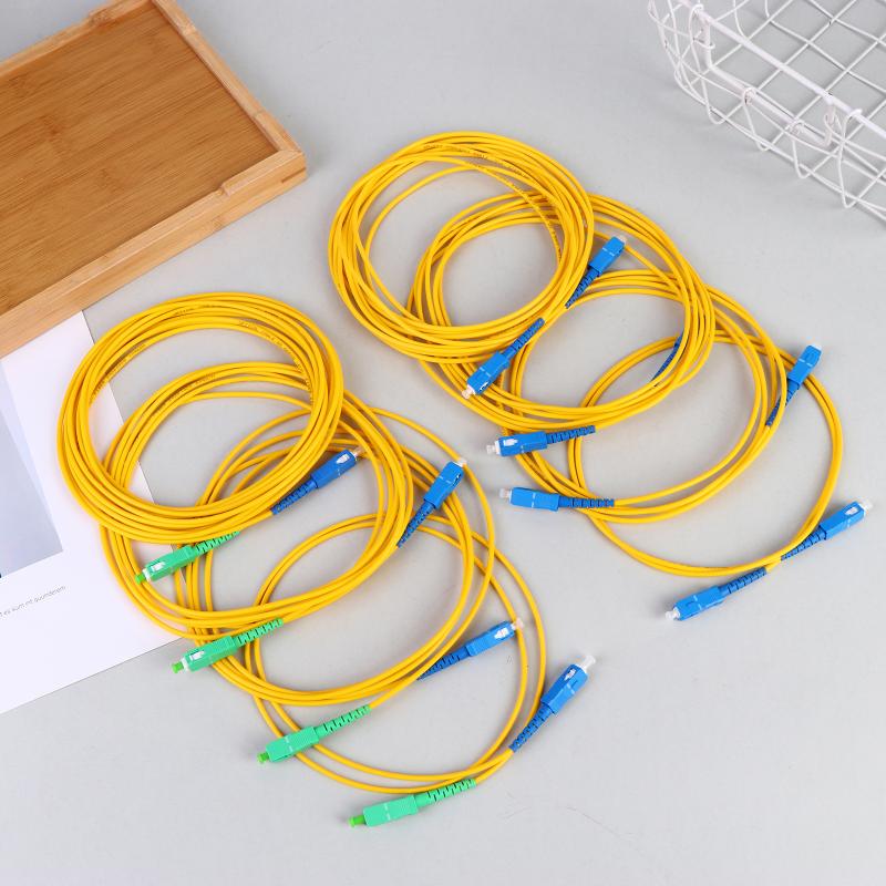Apc Upc Upc Upc Optical Fiber Patch Cord Cable Simplex Ftth Sm Single-Mode 1/2/3/5M Fiber Optic Jumper