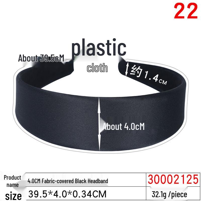 Unisex Invisible Sports Iron Headband - Korean Style Wave Hair Clip.