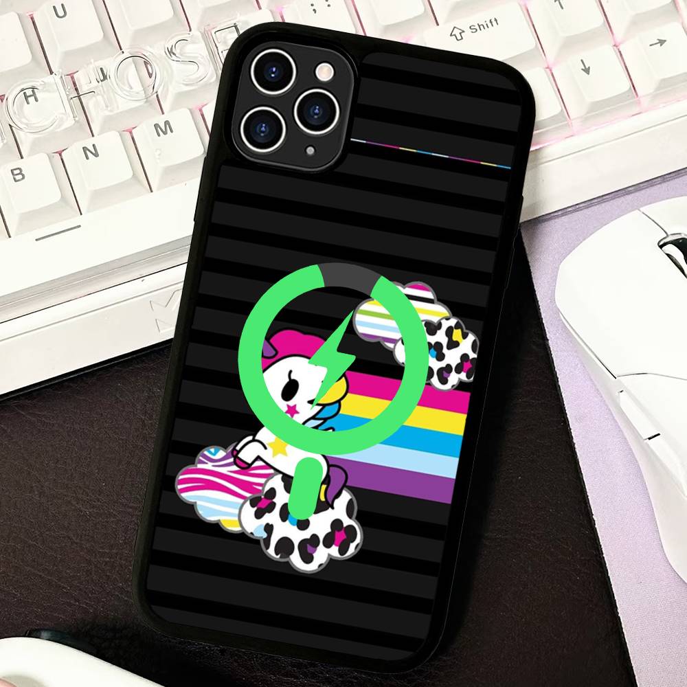 

Japan Tokidoki Magnetic Wireless Phone Case For IPhone 17 16 15 14 Plus 13 12 11 Pro Max iPhone 15 plus
