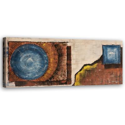 Canvas Print Coloured Abstract Brown