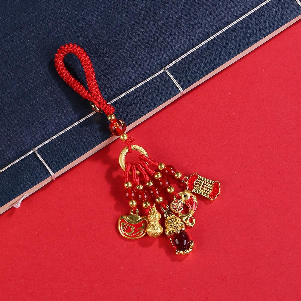 Enamel Car Keys Charms Small Pendant Key Chain Strap Cute Plutus Lucky Keychain  Phone Pendent