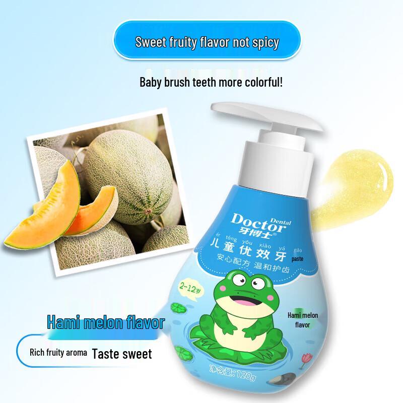 Dr. Tooth Creo Pump Toothpaste & Kids Toothbrush Set