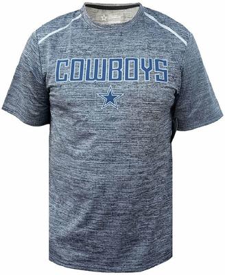 Dallas Cowboys Mens Grey Witt Shock Synthetic Poly T Shirt