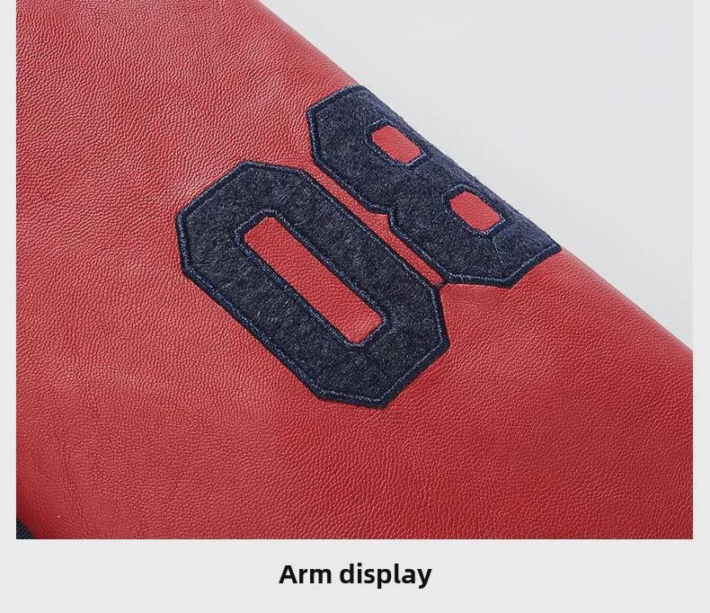 Men's Trendy PU Leather Baseball Jacket - Stand Collar, Spring/Autumn 2019 Edition