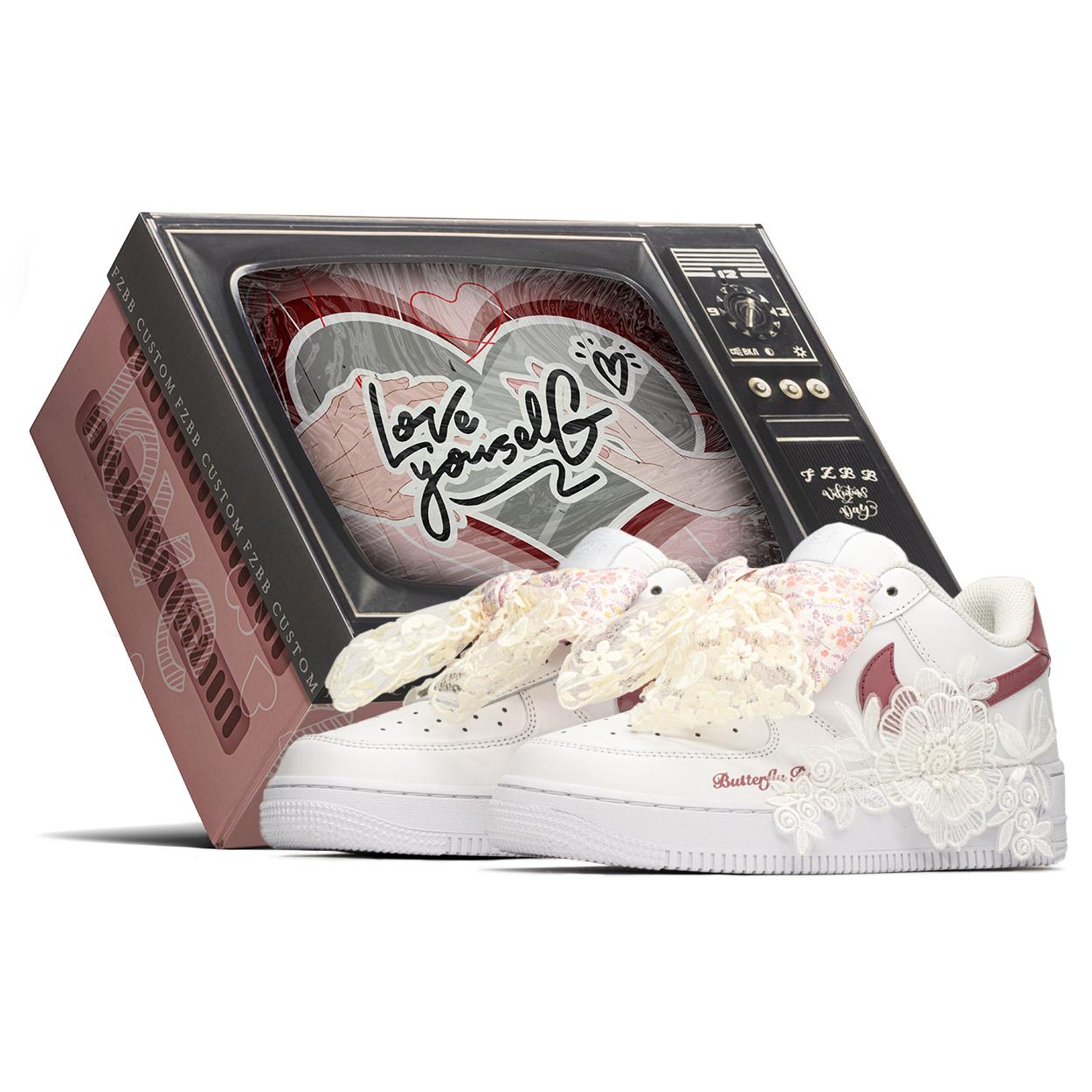 Scarpe Skateboard Nike Air Force 1 Low top GS Rosa DH2920-111(TeamA-S-BOX) cm