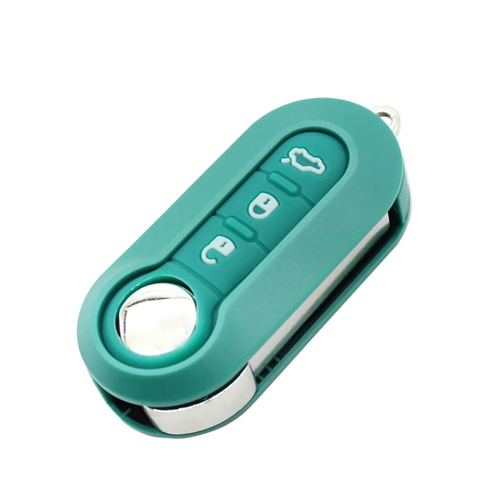 Cocolockey 3 кнопки Викидний корпус ключа для FIAT 500 Bravo Croma Doblo Ducato Fiorino Linea Panda Grande Punto Scudo