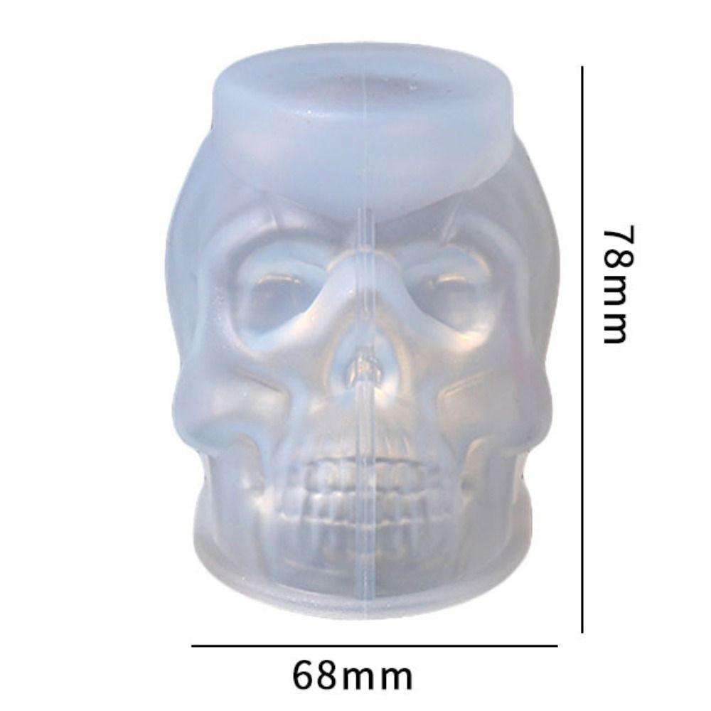 

Multi Size Skull Mould Silicone Skeleton Head Mold Ornaments Skull Mold Candle Making L