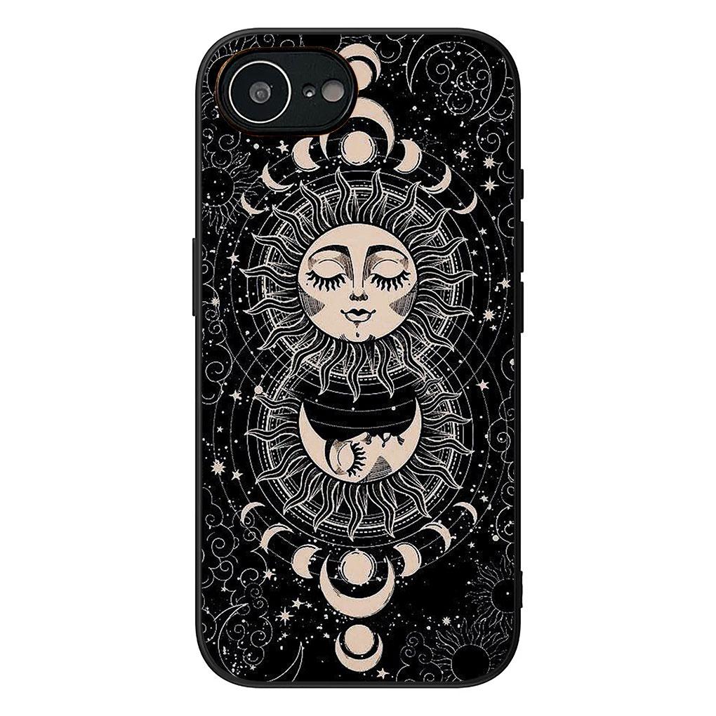 Cover for Xiaomi Redmi 15 9A 9C NFC 7A 9T Note 9 8 7 8T 15c A5 4G 5G Phone Case Witches Moon Totem Divine Witch Sun Face