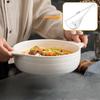 2026 Double-Handle Anti-Scalding Japanese Large Ceramic Soup Bowl for Instant Noodles