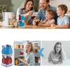 Water Dispenser Mounted Refrigerator Organizer Storage Rack Double-Tier Kitchen Countertop Water Cup Holder